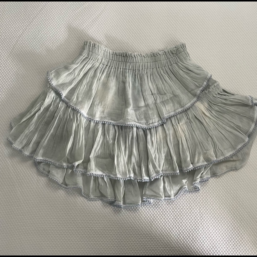 LoveShackFancy ruffle mini skirt